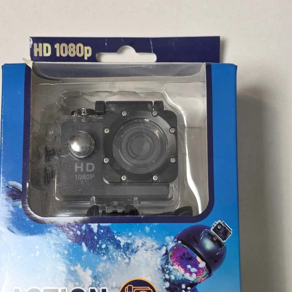 Action Camera HD 1080p Waterproof 30M 2.0 Inch LCD Screen New Sealed